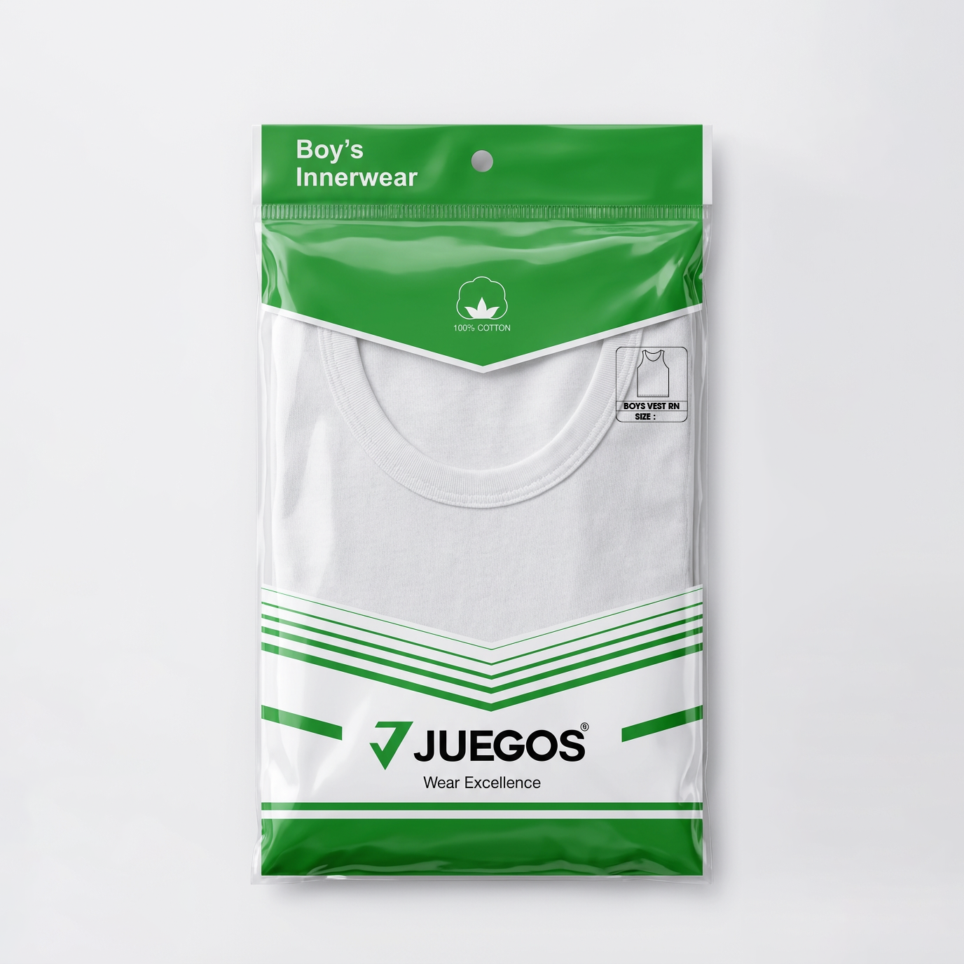 Boys Vest Rn Sleeveless