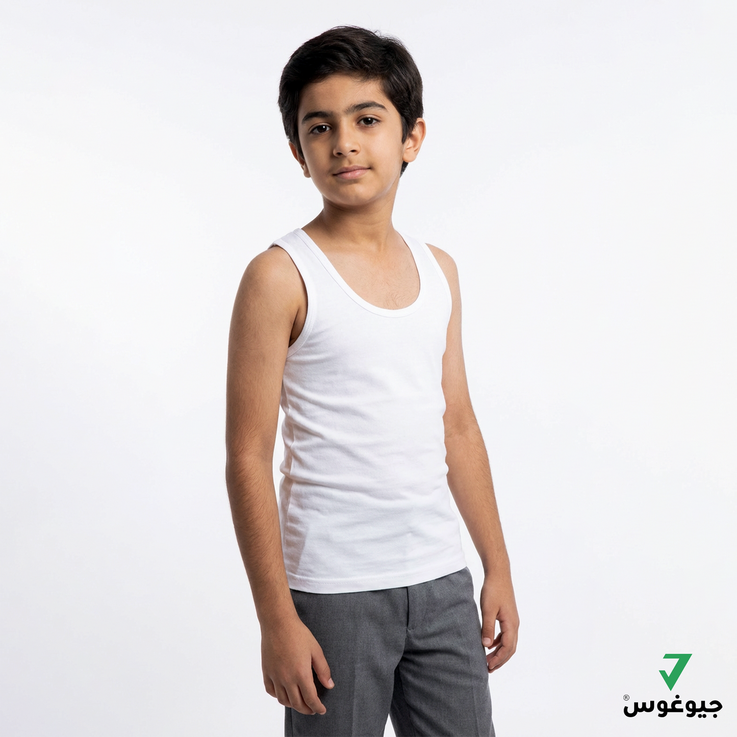Boys Vest Rn Sleeveless