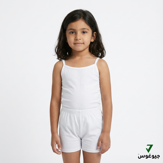 Girls Inner Set 2pcs White